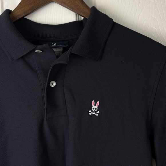 Psycho Bunny Polo Shirt Size 5 (M) Back Short Sleeve Anglo American Design